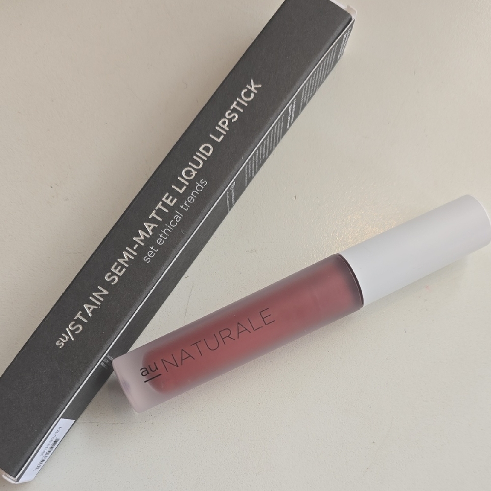 Brand New! AuNaturale Sustain Semi-Matte Liquid Lipstick in Athens